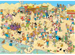 JUMBO Puzzle JvH Sochy z písku 1000 dílků