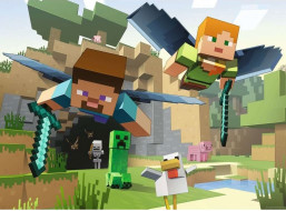 RAVENSBURGER Puzzle Minecraft: Dobrodružství XXL 200 dílků