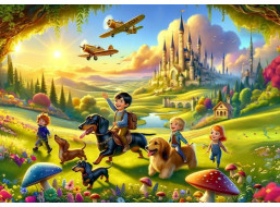 ART PUZZLE Puzzle Roztomilá hradní návštěva 200 dílků