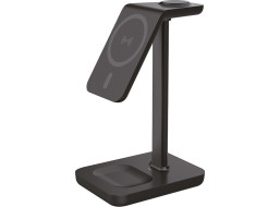 Solight stolní nabíječka 3v1, Qi2, MagSafe kompatibilní