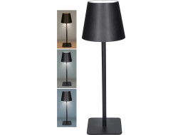 Solight LED nabíjecí lampička Lucca, 120lm, změna CCT, stmívání, černá