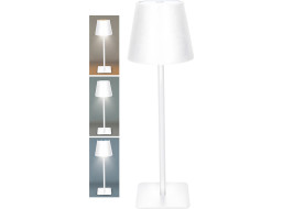 Solight LED nabíjecí lampička Lucca, 120lm, změna CCT, stmívání, bílá