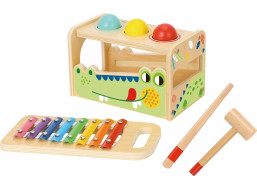 2Kids Toys Zatloukačka a xylofon Krokodýl