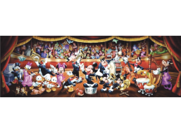 CLEMENTONI Panoramatické puzzle Disney orchestr 1000 dílků