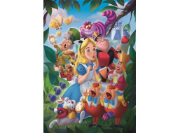 CLEMENTONI Puzzle Alenka v řísi divů 1000 dílků