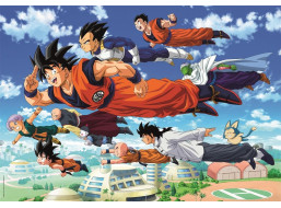 CLEMENTONI Puzzle Dragon Ball: Průlet 1000 dílků