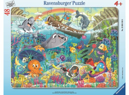 RAVENSBURGER Puzzle Přátelé z oceánu 48 dílků