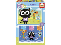 EDUCA Puzzle Milo 2x20 dílků