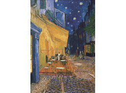 CLEMENTONI Puzzle Museum Collection: Terasa kavárny v noci 1000 dílků