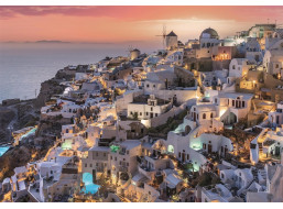 CLEMENTONI Puzzle Odstíny Santorini 1000 dílků