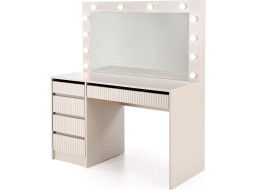 Toaletní stolek SUPERSTAR 2 XL s LED osvětlením - kašmírový