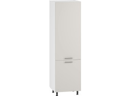 Vysoká kuchyňská skříňka pro vestavnou lednici VITO - 60x214x56 cm - kašmírová