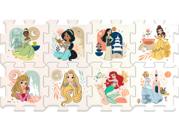 TREFL Pěnové puzzle Disney princezny