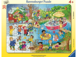 RAVENSBURGER Puzzle 4 roční období u vody 30 dílků