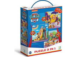 DODO Puzzle Tlapková patrola: Na hřišti 3v1 (25,36,54 dílků)