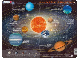 Larsen Vzdělávací puzzle Sluneční soustava 70 dílků