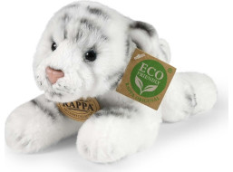 Rappa Plyšový tygr bílý ležící 17 cm ECO-FRIENDLY