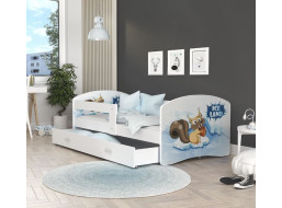Dětská postel LUCY se šuplíkem - 180x80 cm - DOBA LEDOVÁ