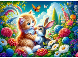 ART PUZZLE Puzzle Bráška králíček 25 dílků