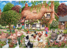 RAVENSBURGER Puzzle Domeček na venkově 1000 dílků