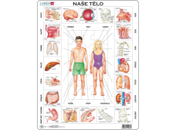 LARSEN Puzzle Naše tělo 35 dílků