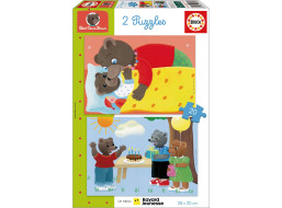 EDUCA Puzzle Petit Our Brun 2x20 dílků