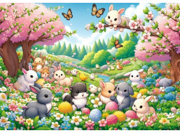 ART PUZZLE Puzzle Setkání zajíčků 25 dílků