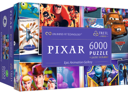 TREFL Puzzle UFT Epická animovaná galerie Disney Pixar 6000 dílků