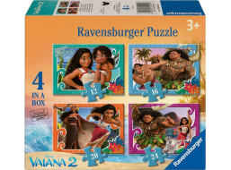 RAVENSBURGER Puzzle Vaiana 2, 4v1 (12,16,20,24 dílků)