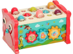 KIK Senzorický box s kladívkem 8v1 Sova