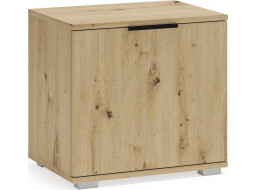 Nízká skříňka do předsíně CLIF - 50 cm - dub artisan