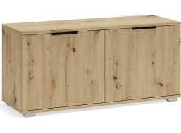 Nízká skříňka do předsíně CLIF - 100 cm - dub artisan