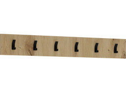 Věšák na oblečení CLIF - 100 cm - dub artisan