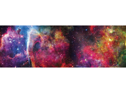 INTERDRUK Panoramatické puzzle: Galaxy: Vesmír 1000 dílků