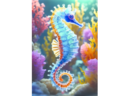 INTERDRUK Puzzle Colorful Nature: Mořský koník 250 dílků
