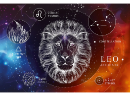 INTERDRUK Puzzle Zvěrokruh: Lev 250 dílků