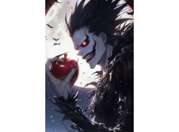 NORIMPEX Diamantové malování Ryuk 30x40cm