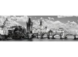 INTERDRUK Panoramatické puzzle: Around the World: Praha, Česko 1000 dílků