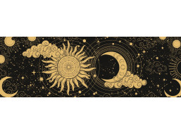 INTERDRUK Panoramatické puzzle: Galaxy: Den a noc 1000 dílků