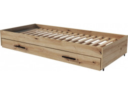 Výsuvná přistýlka se šuplíkem VERSO - dub artisan
