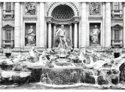 INTERDRUK Puzzle Around the World: Fontána di Trevi, Itálie 500 dílků