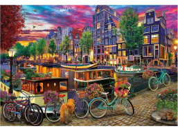 EDUCA Puzzle Jízdní kola v Amsterdamu 6000 dílků