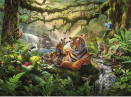RAVENSBURGER Puzzle Džungle 300 dílků