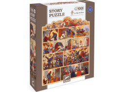 DJECO Puzzle s příběhem Král Artuš 100 dílků