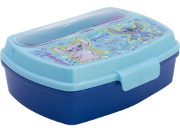 STOR Box na svačinu s příborem Angel a Stitch