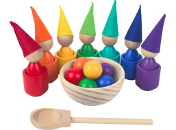 2Kids Toys Duhové panenky s míčky 7 barev