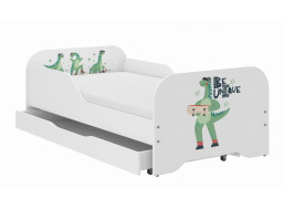 Dětská postel KIM - COOL DINOSAURUS 160x80 cm
