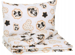 Dětské bavlněné povlečení do postýlky 120x90 cm BABYMAM PREMIUM - Myšák Miki