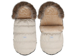 Dětský fusak do kočárku BABYMAM Maxi - světle béžový