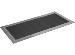 Aqualine Koupelnová předložka 60x120cm, absorpční, šedá PCD014V
